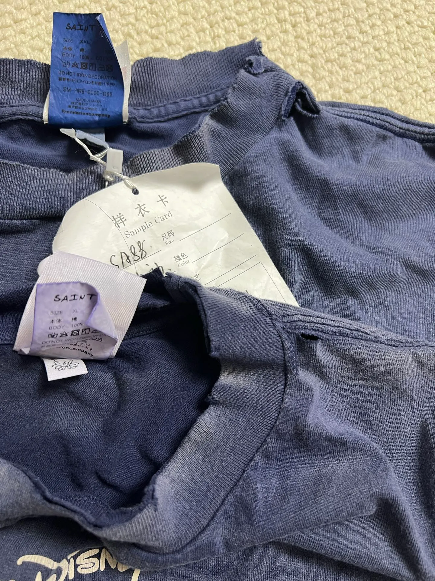 Wash proofing comparison SAINT Mxxxxxx